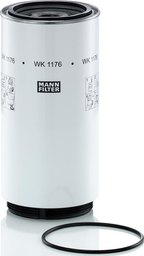 Mann-Filter WK 1176 x - Polttoainesuodatin inparts.fi
