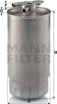 Mann-Filter WK 841/1 - Polttoainesuodatin inparts.fi