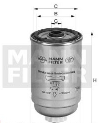 Mann-Filter WK 842/2 (10) - Polttoainesuodatin inparts.fi
