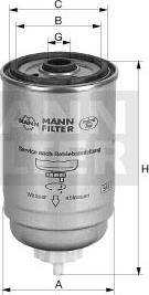 Mann-Filter WK 842/22 - Polttoainesuodatin inparts.fi