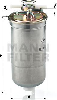Mann-Filter WK 853/4 - Polttoainesuodatin inparts.fi