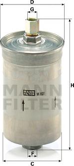 Mann-Filter WK 853/1 - Polttoainesuodatin inparts.fi