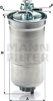 Mann-Filter WK 853/3 x - Polttoainesuodatin inparts.fi