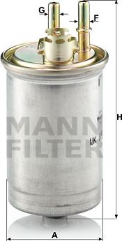 Mann-Filter WK 853/7 - Polttoainesuodatin inparts.fi