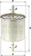 Mann-Filter WK 8046 - Polttoainesuodatin inparts.fi