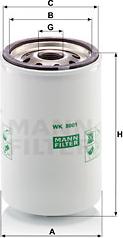 Mann-Filter WK 8001 - Polttoainesuodatin inparts.fi