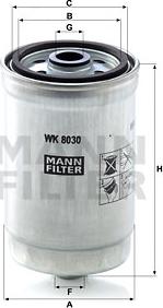 Mann-Filter WK 8030 - Polttoainesuodatin inparts.fi