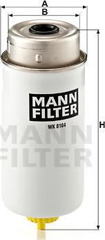 Mann-Filter WK 8104 - Polttoainesuodatin inparts.fi