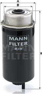 Mann-Filter WK 8188 - Polttoainesuodatin inparts.fi