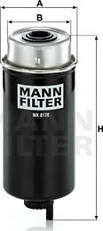 Mann-Filter WK 8170 - Polttoainesuodatin inparts.fi