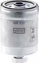 Mann-Filter WK 832 - Polttoainesuodatin inparts.fi