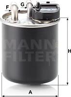 Mann-Filter WK 820/16 - Polttoainesuodatin inparts.fi