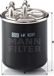 Mann-Filter WK 820/1 - Polttoainesuodatin inparts.fi