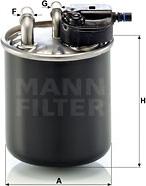 Mann-Filter WK 820/21 - Polttoainesuodatin inparts.fi