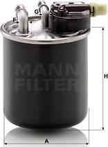 Mann-Filter WK 820/22 - Polttoainesuodatin inparts.fi