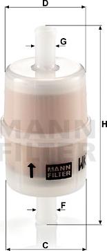Mann-Filter WK 32/7 - Polttoainesuodatin inparts.fi