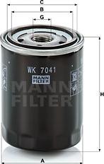 Mann-Filter WK 7041 - Polttoainesuodatin inparts.fi