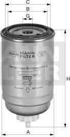 Mann-Filter WK 718/4 - Polttoainesuodatin inparts.fi