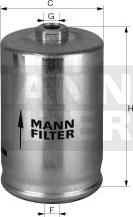 Mann-Filter WK 725/1 - Polttoainesuodatin inparts.fi