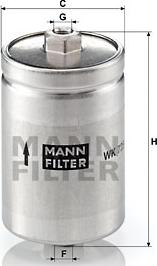 Mann-Filter WK 725 - Polttoainesuodatin inparts.fi