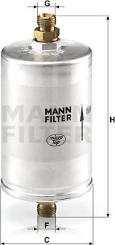 Mann-Filter WK 726/3 - Polttoainesuodatin inparts.fi