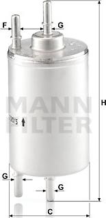 Mann-Filter WK 720/5 - Polttoainesuodatin inparts.fi