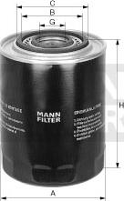 Mann-Filter WP 11 102/1 - Öljynsuodatin inparts.fi