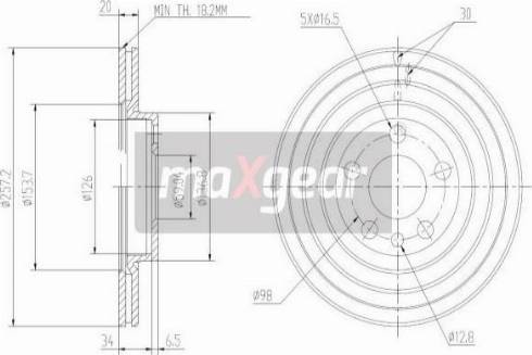 Maxgear 19-0999MAX - Jarrulevy inparts.fi