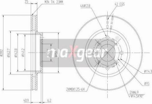 Maxgear 19-0924MAX - Jarrulevy inparts.fi