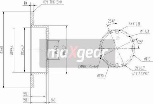 Maxgear 19-0920MAX - Jarrulevy inparts.fi