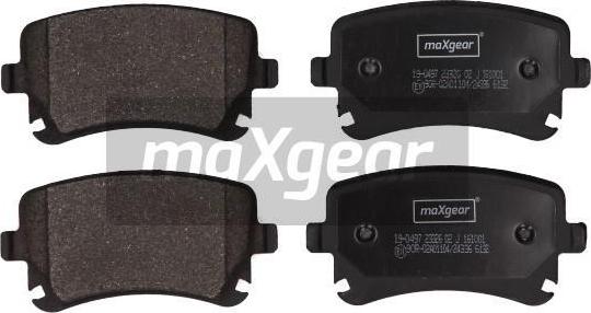 Maxgear 19-0497 - Jarrupala, levyjarru inparts.fi