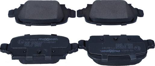 Maxgear 19-0451 - Jarrupala, levyjarru inparts.fi