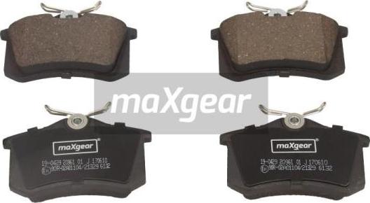 Maxgear 19-0429 - Jarrupala, levyjarru inparts.fi