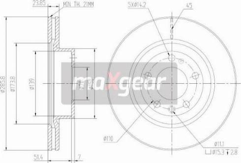 Maxgear 19-0797MAX - Jarrulevy inparts.fi