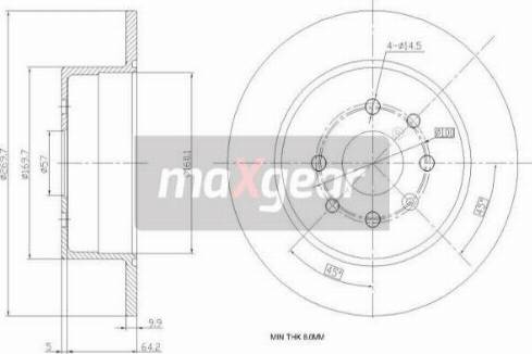 Maxgear 19-0788MAX - Jarrulevy inparts.fi