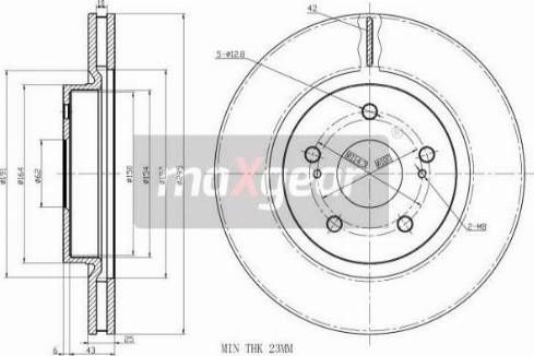 Maxgear 19-1952MAX - Jarrulevy inparts.fi