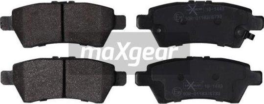 Maxgear 19-1443 - Jarrupala, levyjarru inparts.fi