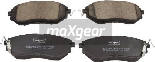 Maxgear 19-1451 - Jarrupala, levyjarru inparts.fi