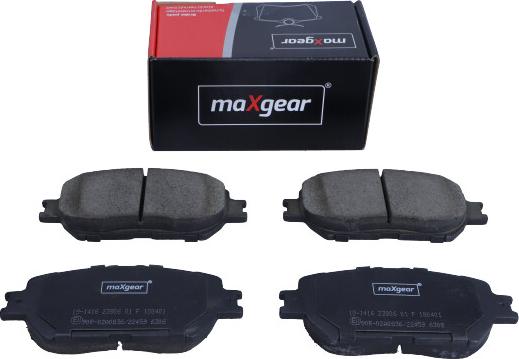 Maxgear 19-1416 - Jarrupala, levyjarru inparts.fi