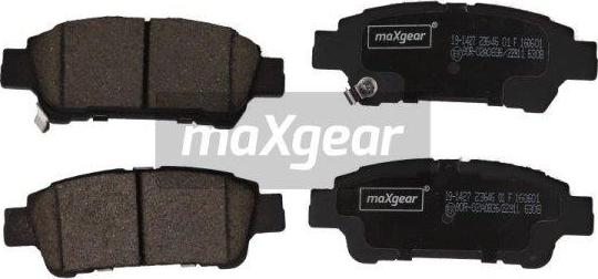 Maxgear 19-1427 - Jarrupala, levyjarru inparts.fi