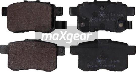 Maxgear 19-1476 - Jarrupala, levyjarru inparts.fi