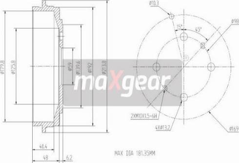 Maxgear 19-1061 - Jarrurumpu inparts.fi