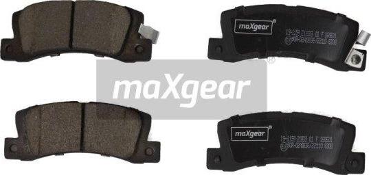 Maxgear 19-1159 - Jarrupala, levyjarru inparts.fi