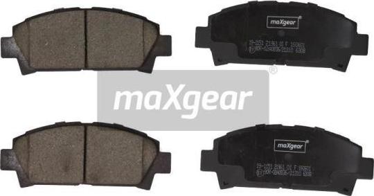 Maxgear 19-1151 - Jarrupala, levyjarru inparts.fi