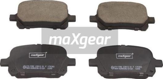 Maxgear 19-1392 - Jarrupala, levyjarru inparts.fi