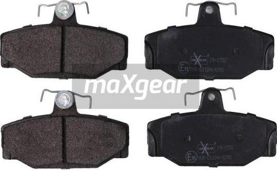 Maxgear 19-1752 - Jarrupala, levyjarru inparts.fi