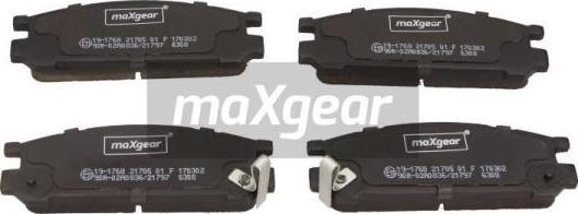 Maxgear 19-1768 - Jarrupala, levyjarru inparts.fi