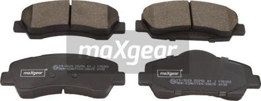 Maxgear 19-3029 - Jarrupala, levyjarru inparts.fi