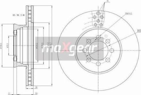 Maxgear 19-3148 - Jarrupala, levyjarru inparts.fi