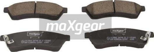 Maxgear 19-2908 - Jarrupala, levyjarru inparts.fi